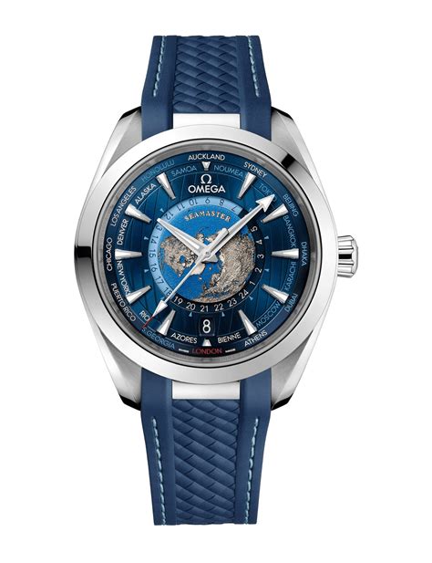 omega seamaster aqua terra 150m co-axial gmt worldtimer 220.12.43.22.03.001|omega seamaster aqua terra.